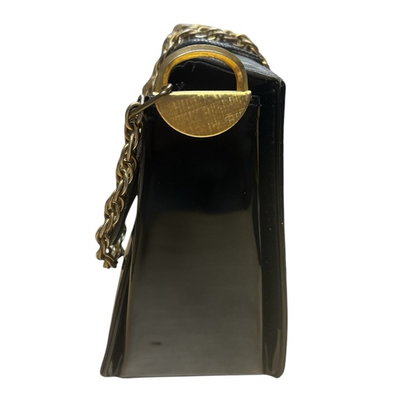 Sydney of California vintage shoulder bag purse with claw clasp and gold accents - Picture 3 of 8